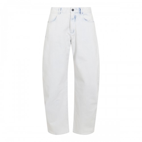 LIGHT BLUE COTTON DENIM JEANS