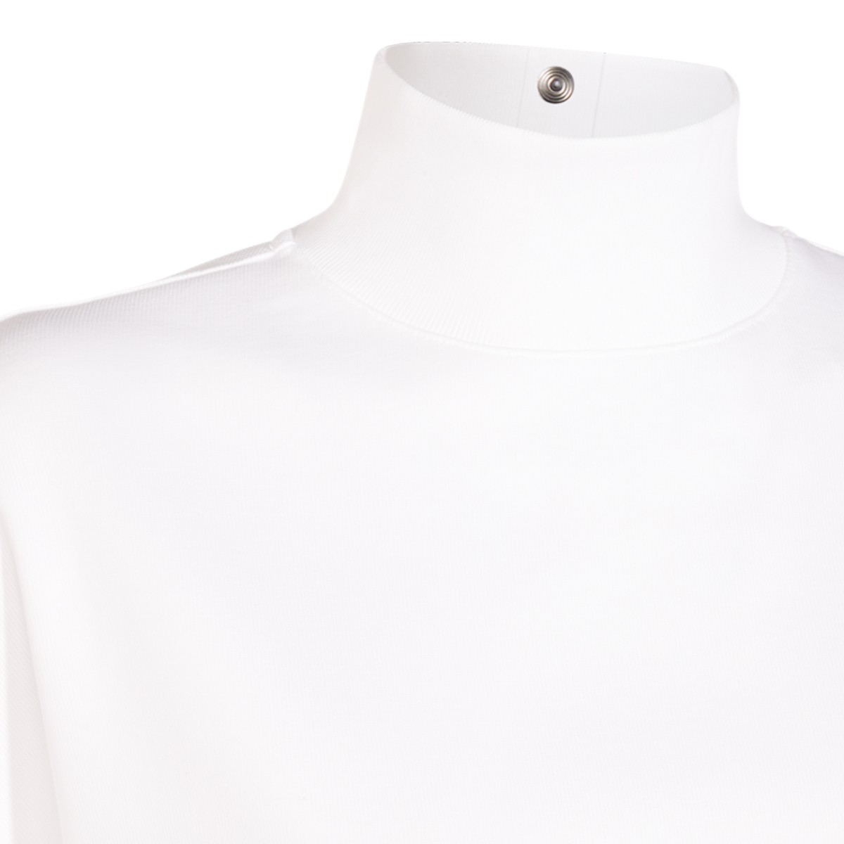 WHITE COTTON T-SHIRT