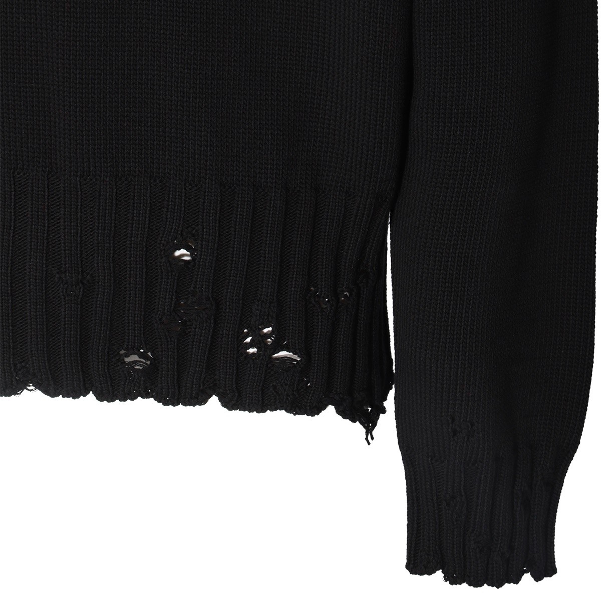 BLACK COTTON KNITWEAR