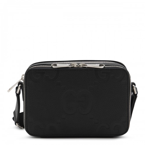 BLACK LEATHER JUMBO GG MINI...