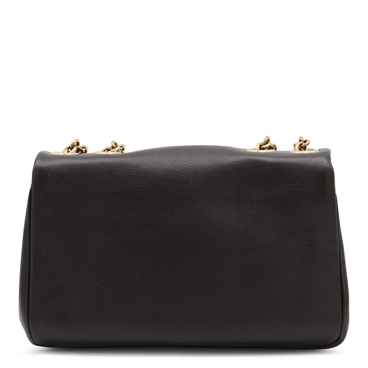 DARK BROWN LEATHER HERITAGE SHOULDER BAG DARK BROWN LEATHER HERITAGE SHOULDER BAG