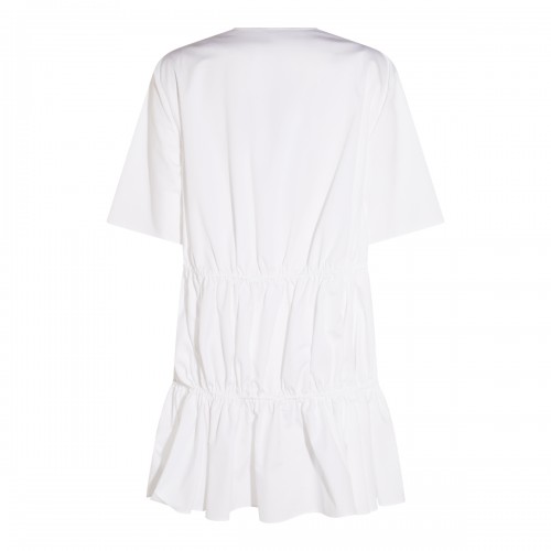 WHITE COTTON MINI DRESS 2
