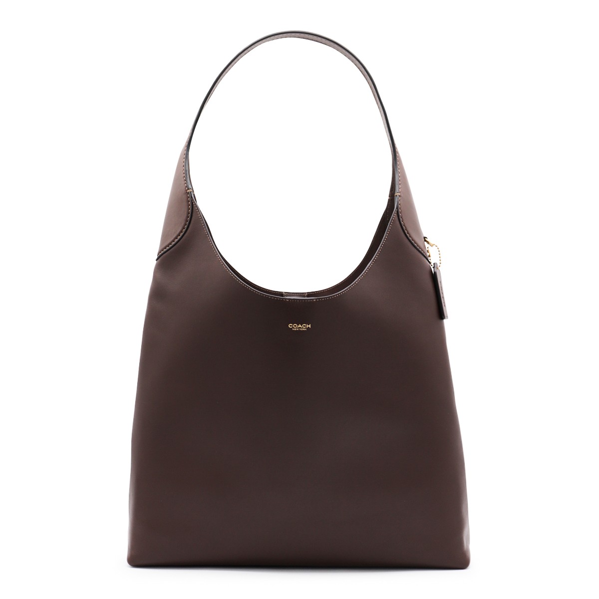 BROWN LEATHER TOTE BAG