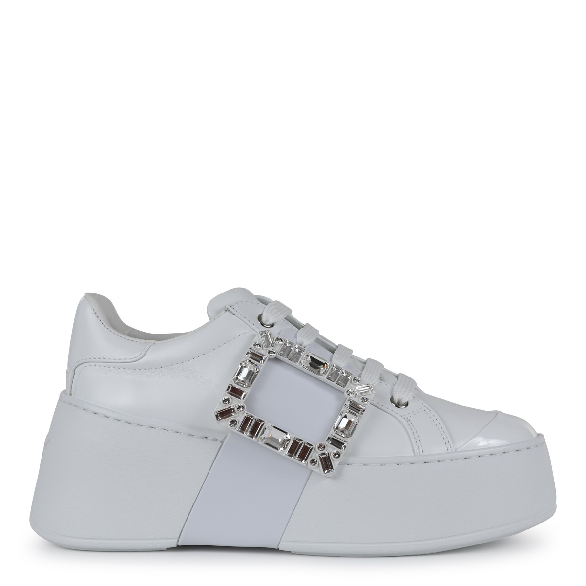 WHITE LEATHER SNEAKERS