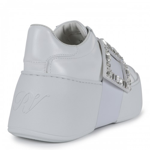 WHITE LEATHER SNEAKERS
