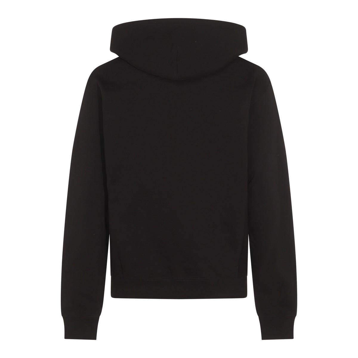 BLACK COTTON SWEATSHIRT