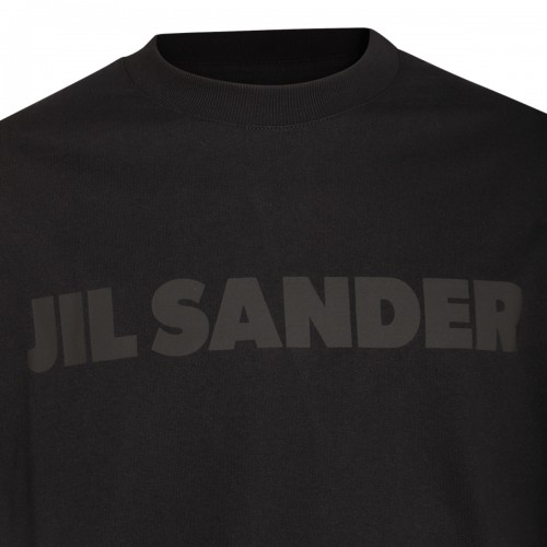 BLACK COTTON T-SHIRT
