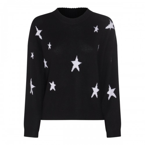 BLACK WOOL KNITWEAR 