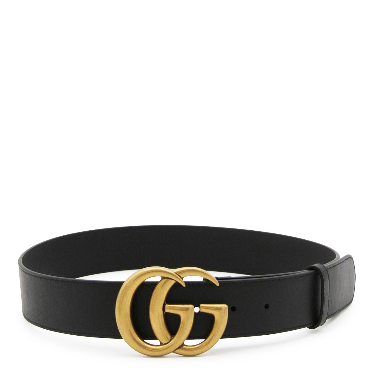 BLACK LEATHER BELT