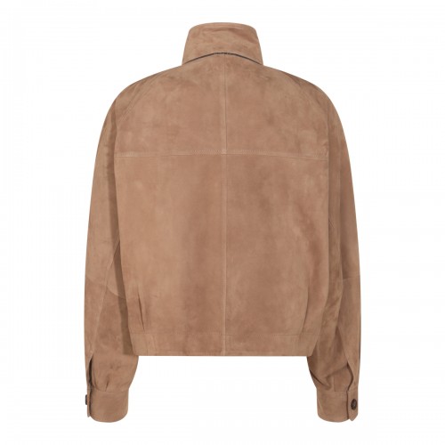 LIGHT BROWN LEATHER JACKET 2