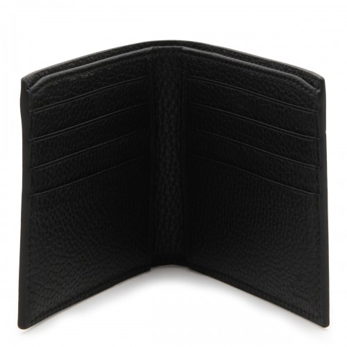 BLACK LEATHER WALLET