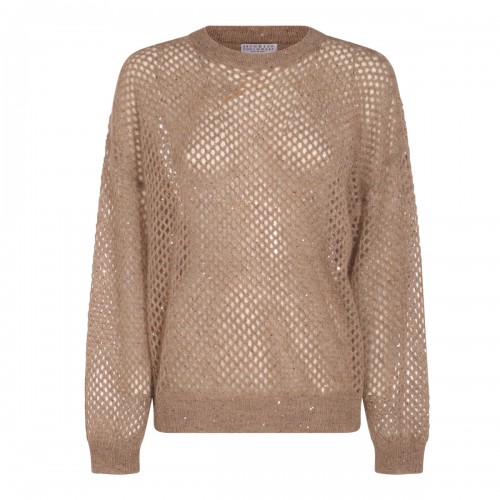 BROWN MOHAIR KNITWEAR