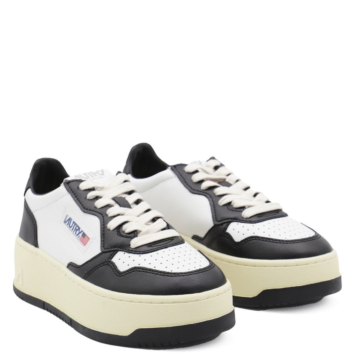 BLACK AND WHITE SNEAKERS