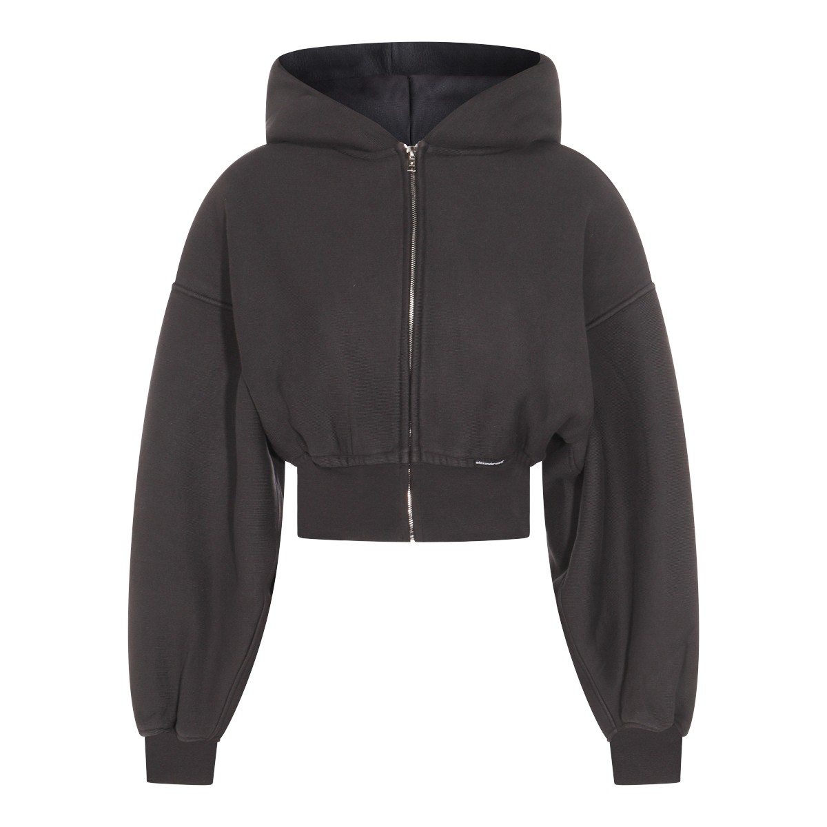 BLACK COTTON SWEATSHIRT