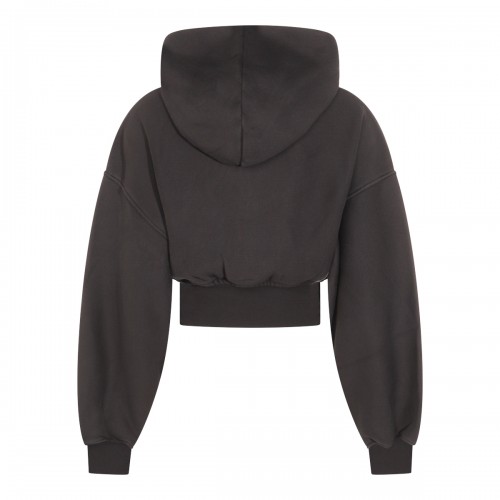 BLACK COTTON SWEATSHIRT