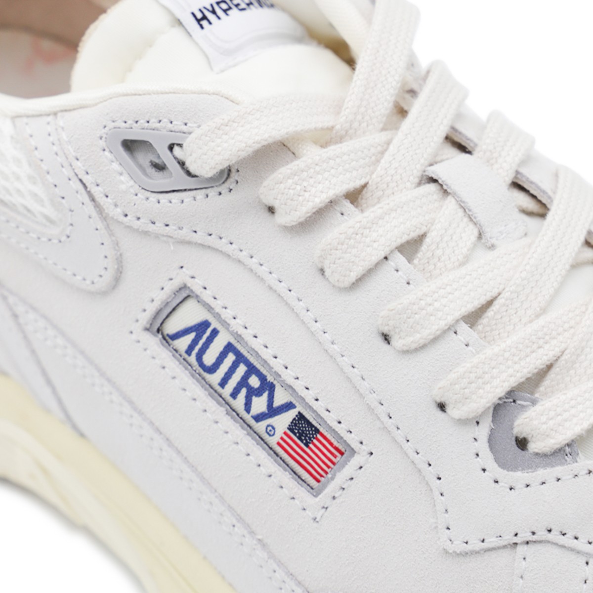 SILVER LEATHER HYPERWAY SNEAKERS