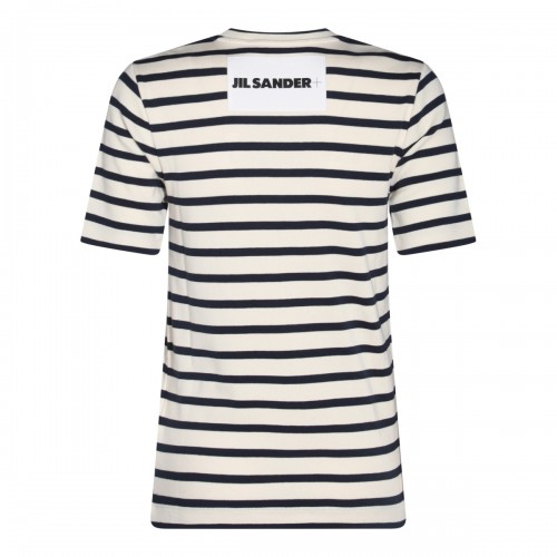 BLACK AND WHITE COTTON T-SHIRT 2
