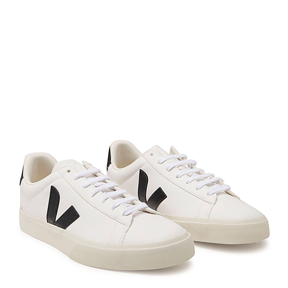 WHITE AND BLACK LEATHER CAMPO SNEAKERS WHITE AND BLACK LEATHER CAMPO SNEAKERS
