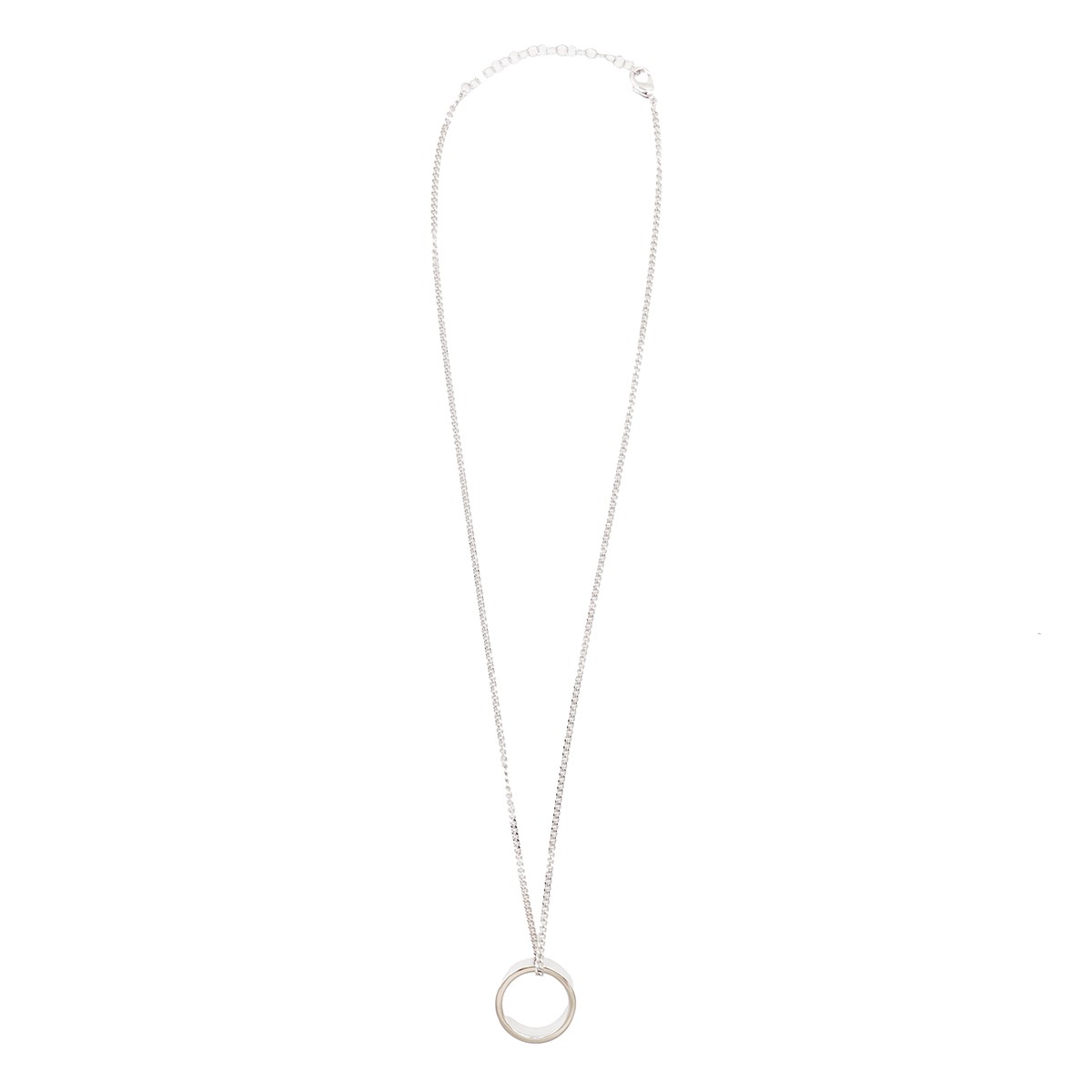 SILVER METAL NECKLACE