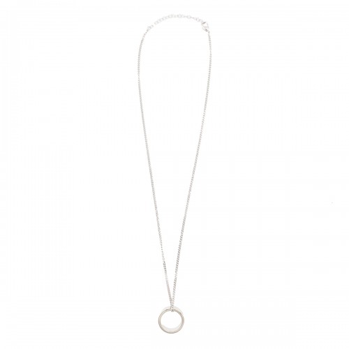 SILVER METAL NECKLACE