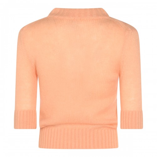 LIGHT ORANGE WOOL KNITWEAR 2