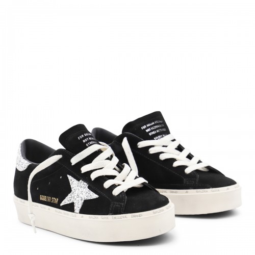 BLACK AND SILVER LEATHER HI... 2