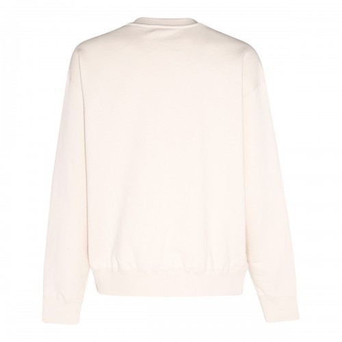 WHITE COTTON SWEATSHIRT 2