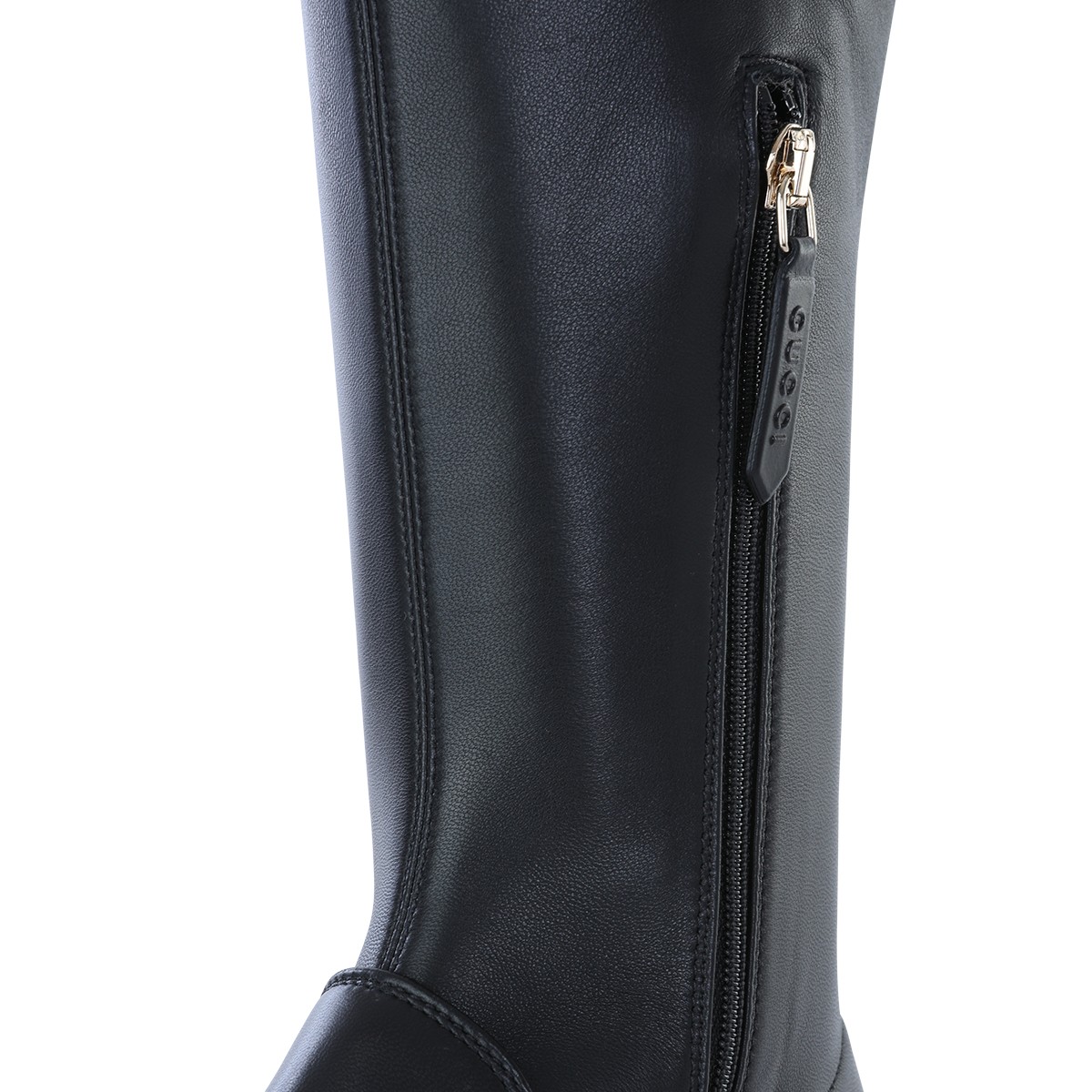 BLACK LEATHER JORDAAN BOOTS BLACK LEATHER JORDAAN BOOTS