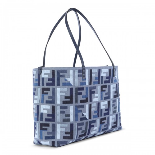 BLUE CANVAS ROLL LARGE TOTES