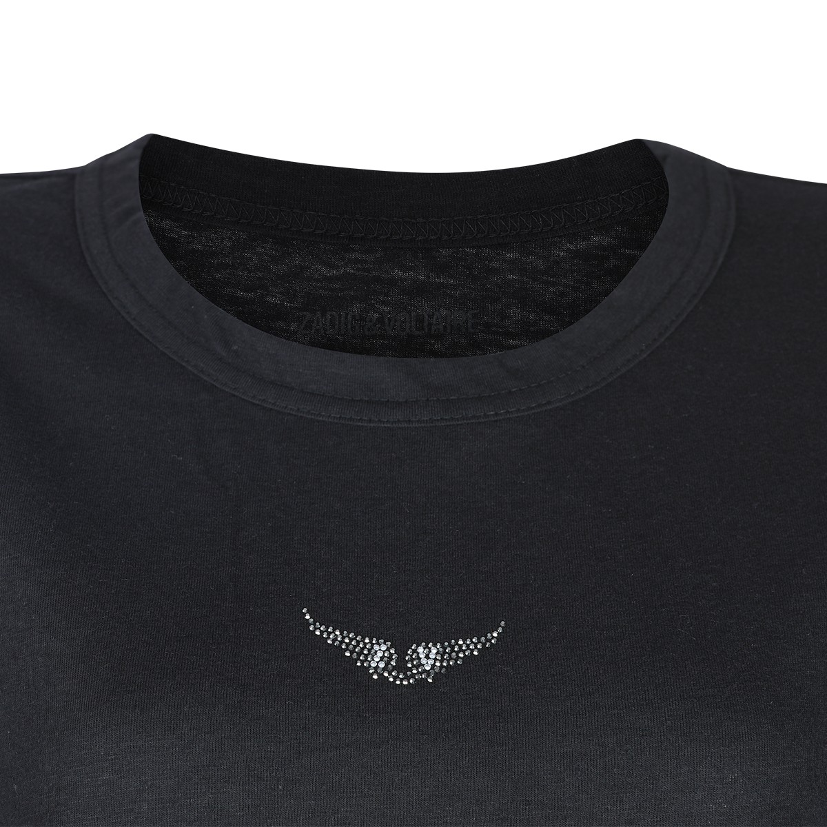 BLACK COTTON T-SHIRT BLACK COTTON T-SHIRT