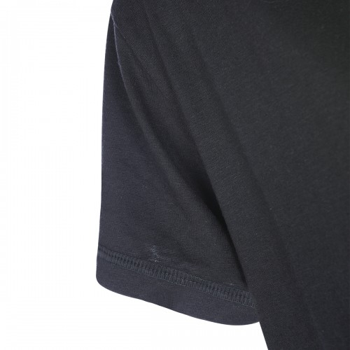 BLACK COTTON T-SHIRT