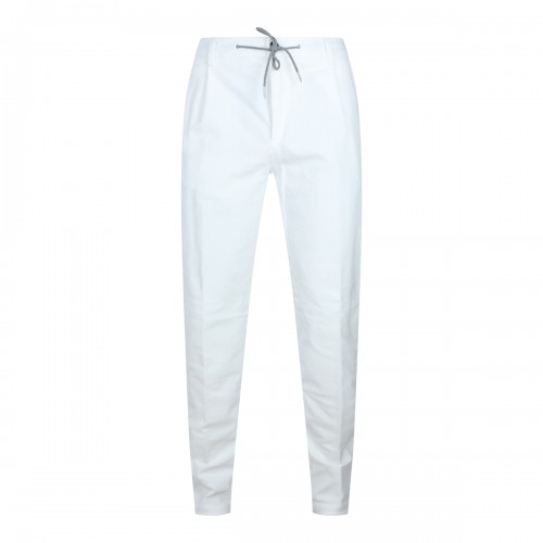 WHITE COTTON PANTS