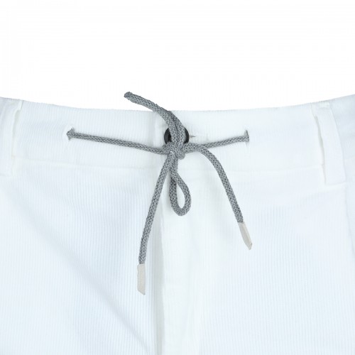 WHITE COTTON PANTS