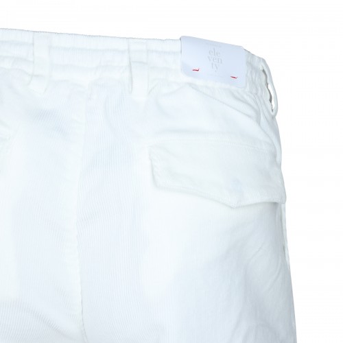 WHITE COTTON PANTS