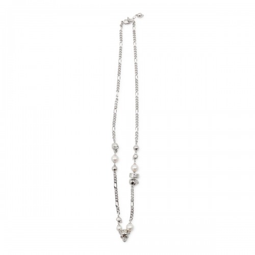 SILVER METAL NECKLACE