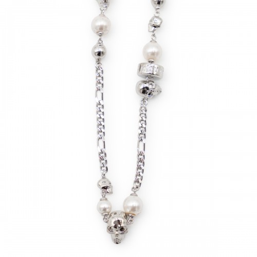 SILVER METAL NECKLACE