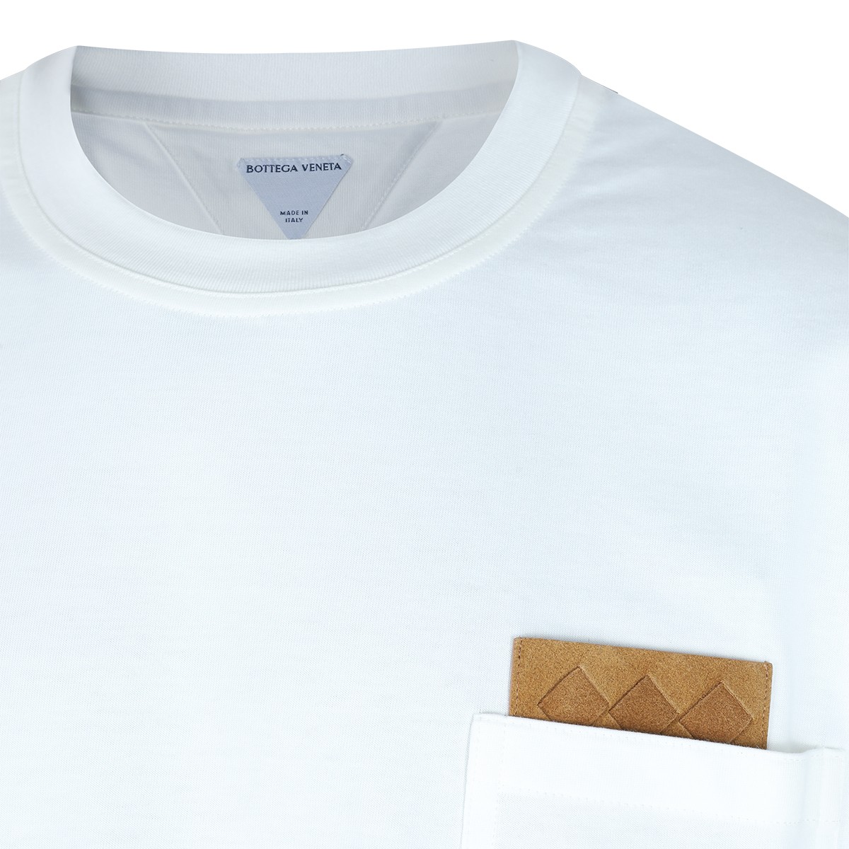 WHITE COTTON T-SHIRT