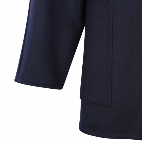 NAVY WOOL COAT
