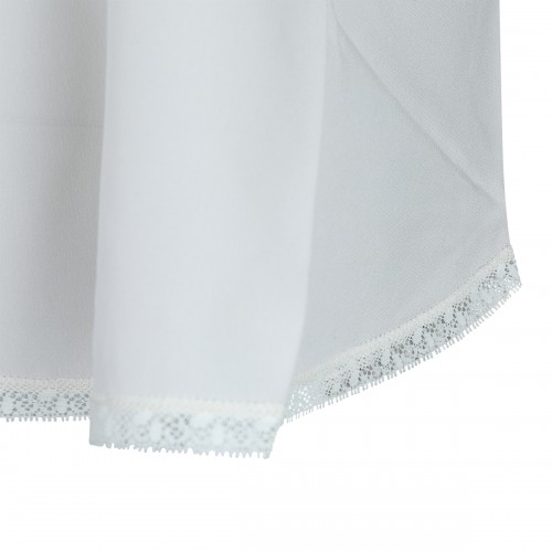 WHITE SILK TOP