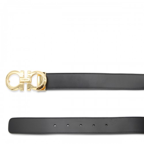 BLACK LEATHER BELT 2