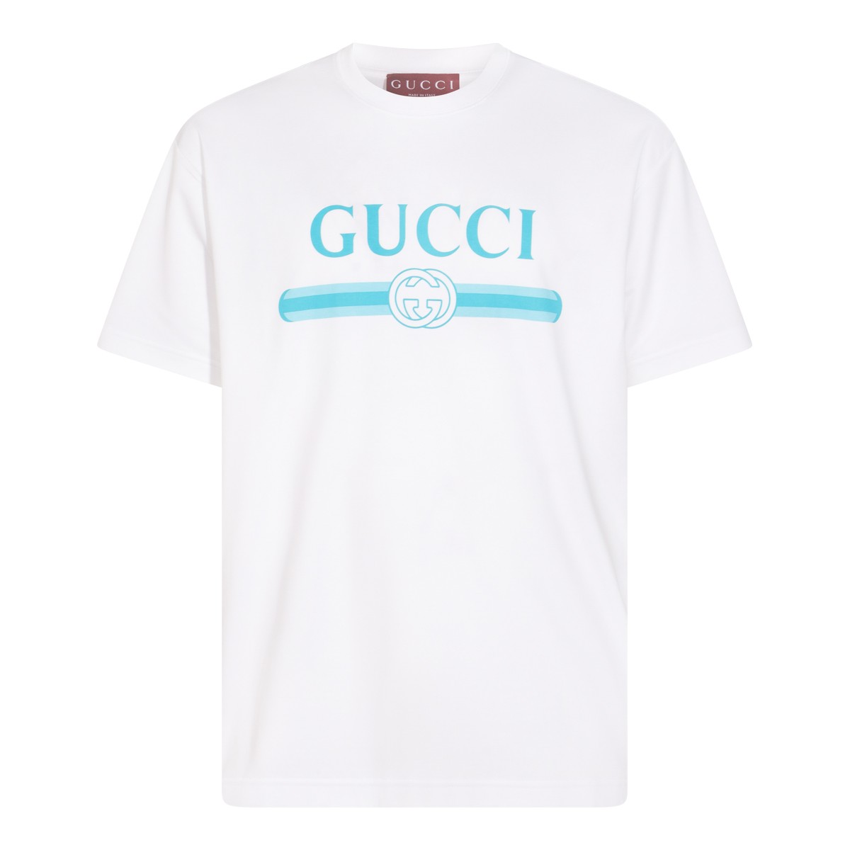 WHITE COTTON T-SHIRT