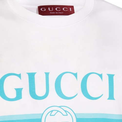 WHITE COTTON T-SHIRT