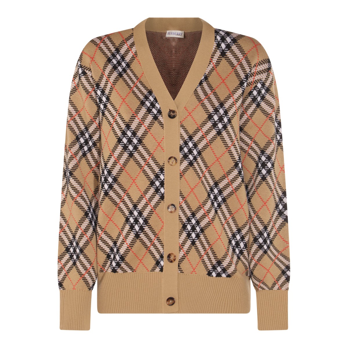 BEIGE WOOL KNITWEAR