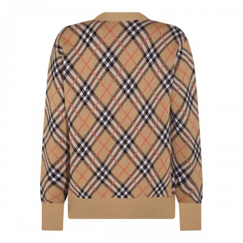 BEIGE WOOL KNITWEAR