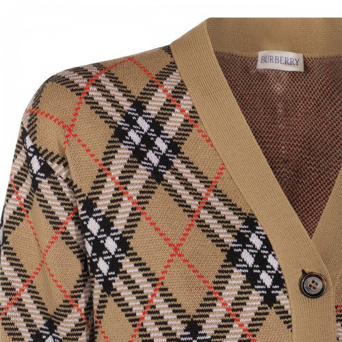 BEIGE WOOL KNITWEAR