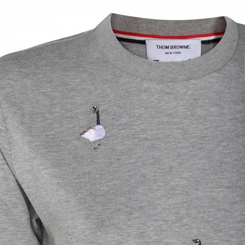 GREY COTTON KNITWEAR