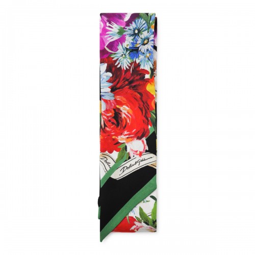 スカーフ DOLCE & GABBANA MULTICOLOR SILK SCARVE MULTICOLOR SILK SCARVE