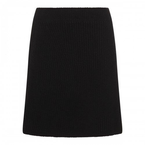 BLACK COTTON SKIRT