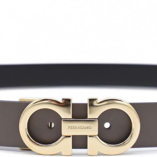 BROWN LEATHER BELT 