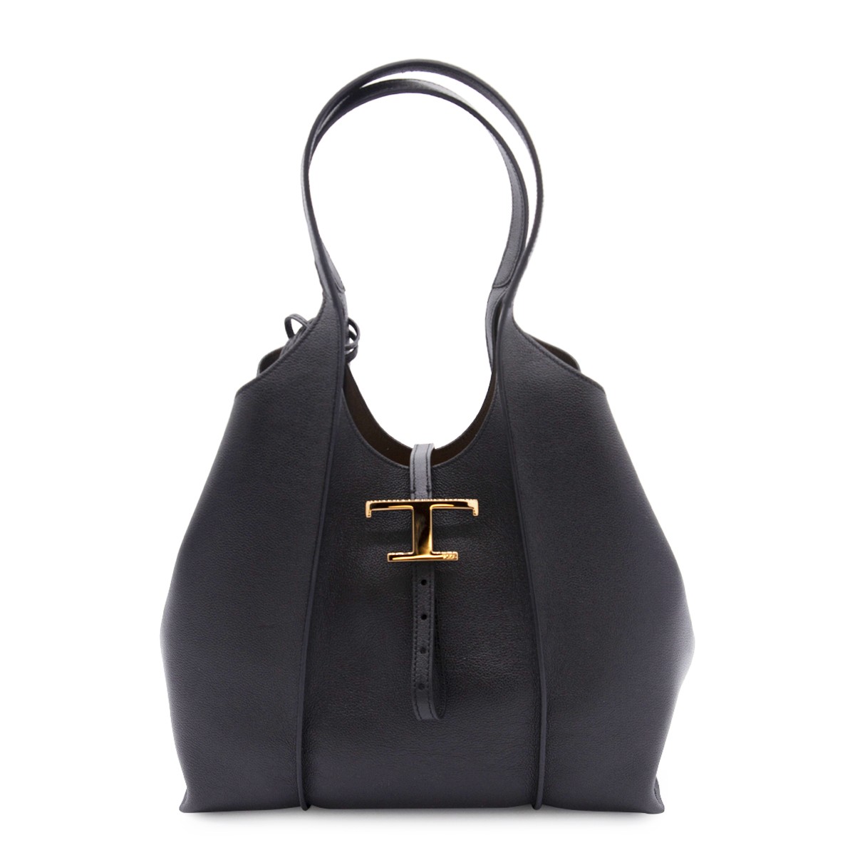 BLACK LEATHER TOTES